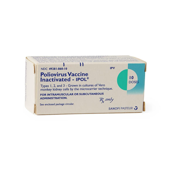 Sanofi Pasteur Injection 49281-0860-10 IPOL 10-Dose Multi-Dose Vial, 5 mL - MDL-49281-860-10 - 1 Each