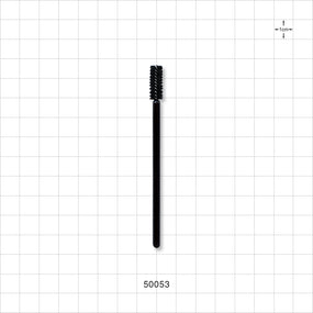 Short Head Mascara Wand with Black Handle, 3.66 inch - 3.66 inch (93 mm) - 50053