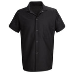Vf Workwear-Div / Vf Imagewear (W) Men's Snap Front Cook Shirt 5020-BLACK-4XL - 1.0 Each