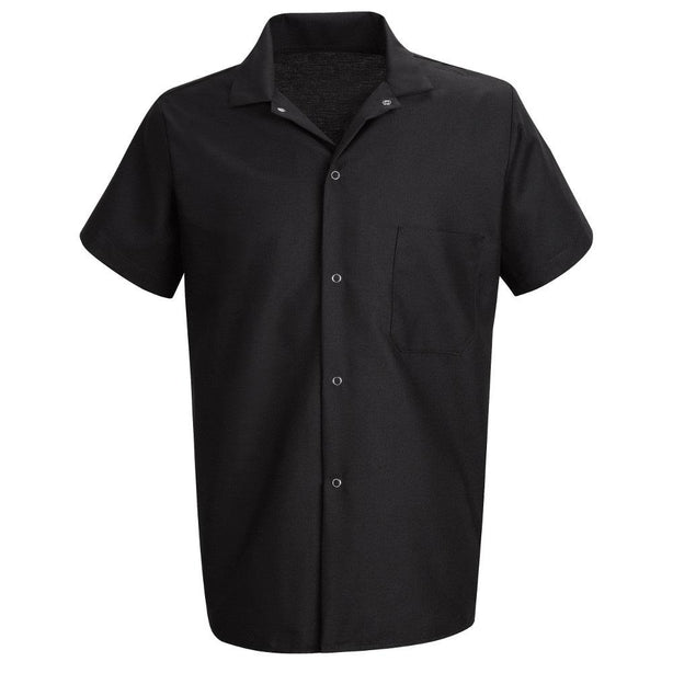 Vf Workwear-Div / Vf Imagewear (W) Men's Snap Front Cook Shirt 5020-BLACK-4XL - 1.0 Each
