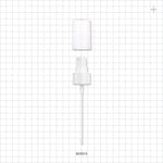Fine Mist Sprayer with Smooth Neck, White and Overcap, Clear for 503311 -  - 503313