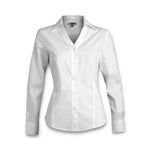 Edwards Garment Co 3/4 Length 5034 000 Women's Tailored Full-Placket Stretch Shirt with 3/4-Length Sleeves, White, Size 2XL - 2XL - 1 Each