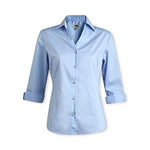 Women's V-Neck 3/4 -Length-Sleeve Blouses - 5045 001 XL - 1 Each - MDL-5045BLXL