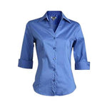 Women's V-Neck 3/4 -Length-Sleeve Blouses - 5045 061 L - 1 Each - MDL-5045FBLL
