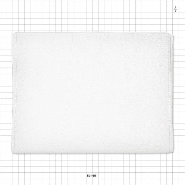 40" x 60" White Drape/Blanket, 100 pcs/case - 40 inch x 60 inch (1016 mm x 1524 mm) - 504651