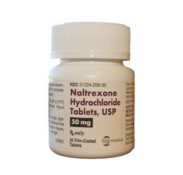 Tagi Pharma Naltrexone Oral Tablets 51224-0206-30 - - MDL-51224-206-30