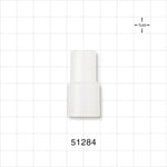 Straight Connector, Tubing Port, Natural - 15 mm OD x 15 mm ID - 51284