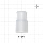 Straight Connector, Tubing Port, Natural - 22 mm OD x 22 mm ID - 51304