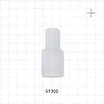 Straight Connector, Reducer, Tubing Port, Natural - 22 mm ID x 15 mm OD - 51305