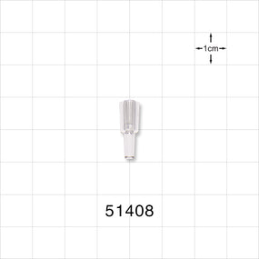 Y Connector, 3-Way, Parallel, Tubing Ports, Natural - 0.079 inch - 0.091 inch ID (2.01 mm -2.31 mm) - 51408