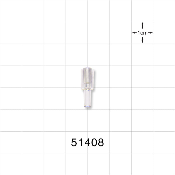 Y Connector, 3-Way, Parallel, Tubing Ports, Natural - 0.079 inch - 0.091 inch ID (2.01 mm -2.31 mm) - 51408
