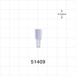 Y Connector, 3-Way, Parallel, Tubing Ports, Clear - 0.079 inch - 0.091 inch ID (2.01 mm -2.31 mm) - 51409