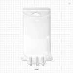 Bag, 3 Tube Ports, Non-Sterile - 500 ml; 3 Tubes 0.258 inch ID (6.55 mm) - 51492