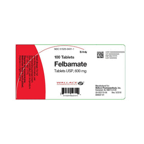 Mylan Felbamate Tablets 51525-0431-01-MDL-51525-0431-1