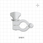 BioClamp, Natural - Fits 0.5 inch/0.75 inch Mini Flange - 51611