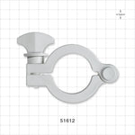 BioClamp™, Natural - Fits 1 inch/1.5 inch Standard Flange - 51612