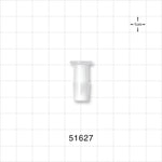 Press-In Plug, Barbed, Natural - Fits 3/8 inch ID Tubing (0.375 inch, 9.53 mm) - 51627