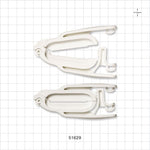 PharmaLok™ Tube Clamp, White - Fits 3/16 inch - 3/4 inch OD Tubing (0.188 inch - 0.75 inch, 4.76 mm -19.05 mm) - 51629