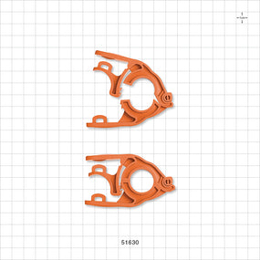 PharmaLok™ Clamp, Orange - Fits 0.5 inch/0.75 inch Mini Flange - 51630