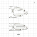 PharmaLok™ Tube Clamp, White - Fits 1/2 inch - 1 1/4 inch OD Tubing (0.5 inch - 1.25 inch, 12.7 mm - 31.7 mm) - 51640