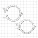PharmaLok™ Clamp, White - Fits 3 inch Flange - 51665