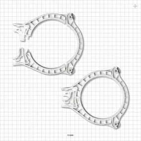 PharmaLok™ Clamp, White - Fits 4 inch Flange - 51666