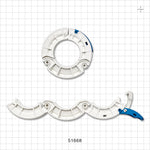 PharmaLok™ ZerO Clamp, White - Fits 1 inch/1.5 inch Standard Flange - 51668