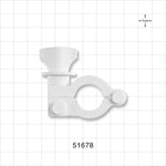 Bio-Ease+™ Clamp, Natural - Fits 0.5 inch/0.75 inch Mini Flange - 51678