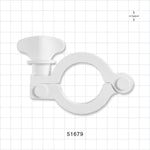 Bio-Ease+™ Clamp, Natural - Fits 1 inch/1.5 inch Standard Flange - 51679