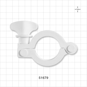 Bio-Ease+™ Clamp, Natural - Fits 1 inch/1.5 inch Standard Flange - 51679