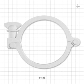 Bio-Ease+™ Clamp, Natural - Fits 4 inch Flange - 51682