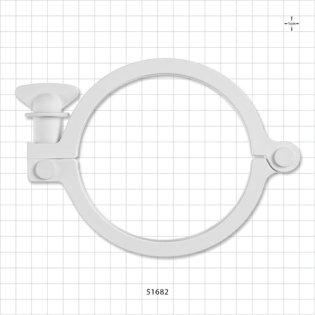Bio-Ease+™ Clamp, Natural - Fits 4 inch Flange - 51682