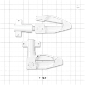 Bio-Ease™ HD Tubing Clamp - Fits 0.187 inch ID - 0.5 inch ID Tubes; Wall Thicknesses 0.085 inch - 0.2 inch - 51683