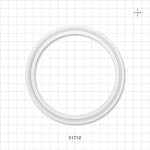 Sanitary Flange Gasket - 4 inch - 51712