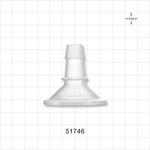 FlowLinX™ Sanitary Flange, Barbed - 1 inch/1.5 inch Standard; Fits 1/2 inch ID Tubing (0.5 inch, 12.7 mm) - 51746