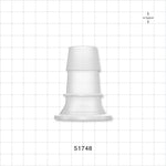 FlowLinX™ Sanitary Flange, Barbed - 1 inch/1.5 inch Standard; Fits 1 inch ID Tubing (25.4 mm) - 51748