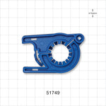 FlowLinX™ Sanitary Flange Clamp, Blue - Fits 0.5 inch/0.75 inch Mini Flange - 51749
