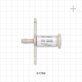 Lynx ST Connector, Barbed - 0.5 inch/0.75 inch Mini x Fits 1/4 inch ID Tubing (0.25 inch, 6.35 mm) - 51760