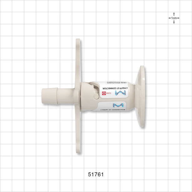 Lynx ST Connector, Barbed - 1 inch/1.5 inch Standard x Fits 1/2 inch ID Tubing (0.5 inch, 12.7 mm) - 51761