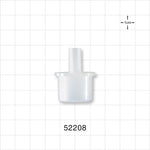 Straight Connector, Reducer, Tubing Port, Natural - 22 mm OD x 8 mm OD - 52208