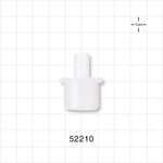 Straight Connector, Reducer, Tubing Port, Natural - 22 mm x 10 mm OD - 52210