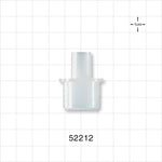 Straight Connector, Reducer, Tubing Port, Natural - 22 mm x 12 mm OD - 52212