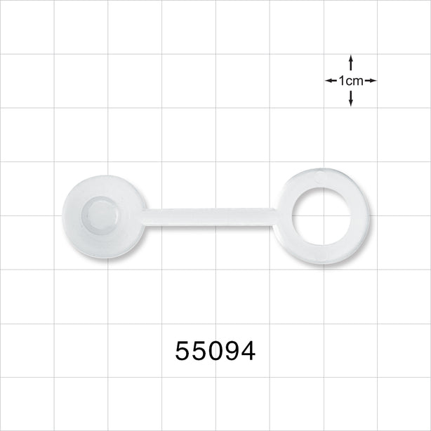 Temperature Sensor Port Plug w/Strap - 0.416 inch ID Application Loop (10.6 mm) - 55094