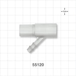 Washington T, Individually Wrapped - 15 mm OD x 15 mm ID/18 mm OD, Side Arm Fits 0.25 inch ID Tubing (6.35 mm) - 55120