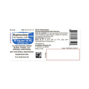 Auromedics Bupivacaine HCL - 55150-167-10