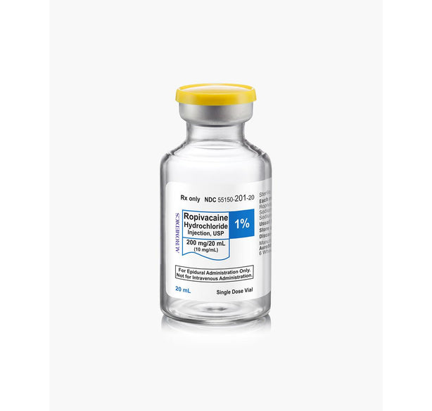 AUROMEDICS Ropivacaine HCL Injections 55150-0201-20 25 Each - MDL-55150-201-20