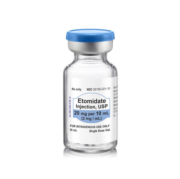 Auromedics Etomidate Injection 55150-0221-10 - 10.0 Each - MDL-55150-221-10