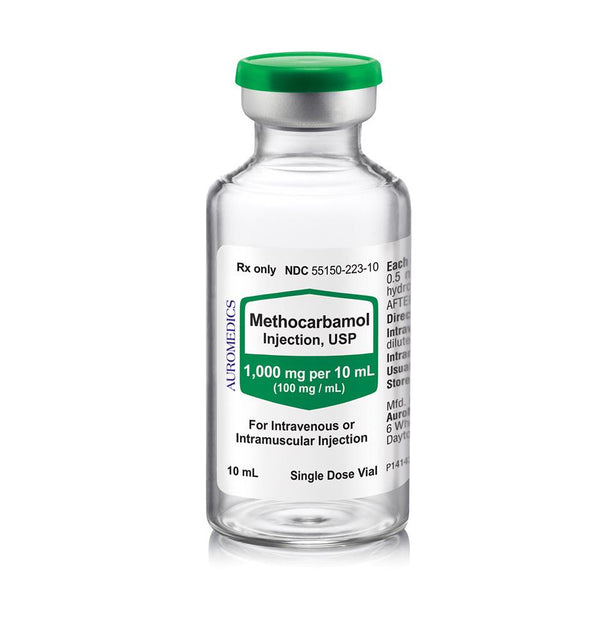 Auromedics Methocarbamol Injection 55150-0223-10 - 25.0 Each - MDL-55150-223-10