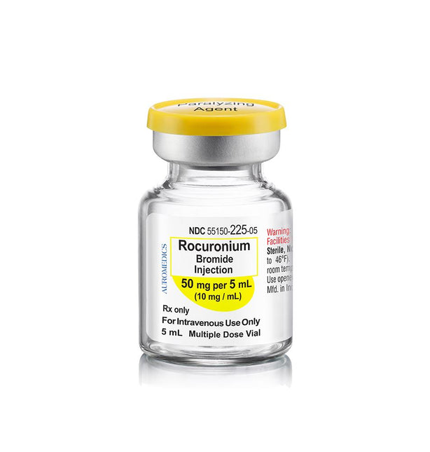 Auromedics Rocuronium Bromide Injection 55150-0225-05 - 10.0 Each - MDL-55150-225-05