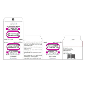 Auromedics Chlorpromazine Injections 55150-0319-25 - 25.0 Each